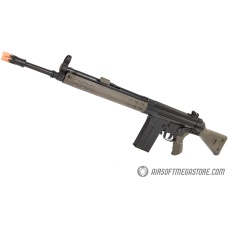 LCT LC-3A3 Full Size AEG Airsoft Rifle w/ Slim Handguard - GREEN