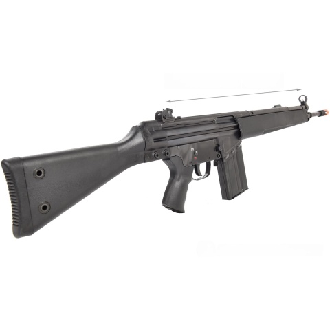LCT LC-3A3 Full Size AEG Airsoft Rifle with Wide Handguard (Black)