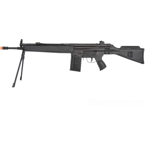 LCT LC-3 SG1 Full Size AEG Airsoft Rifle w/ Cheek Rest and Bipod (Black)