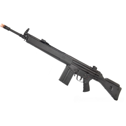 LCT LC-3 SG1 Full Size AEG Airsoft Rifle w/ Cheek Rest and Bipod (Black)