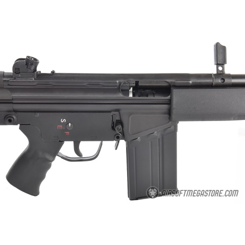 LCT LC-3 SG1 Full Size AEG Airsoft Rifle w/ Cheek Rest and Bipod (Black)
