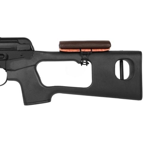 Atlas Custom Works SVD SSR Dragunov Full Metal Airsoft Specialized Sniper Rifle AEG (Color: Black)