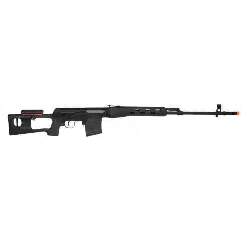 Atlas Custom Works SVD SSR Dragunov Full Metal Airsoft Specialized Sniper Rifle AEG (Color: Black)
