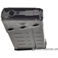 LCT Airsoft 140rd Mid Capacity Stripe LC-3 / G3 AEG Magazine - BLACK