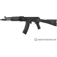 LCT AK104 Airsoft AK104 Steel AEG Airsoft Rifle w/ Folding Stock - BLACK
