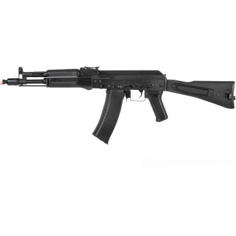 LCT AK104 Airsoft AK104 Steel AEG Airsoft Rifle w/ Folding Stock - BLACK