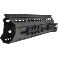LCT Airsoft 13.5 Inch AK KeyMod Handguard Rail - BLACK
