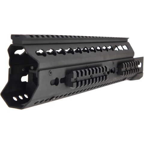 LCT Airsoft 13.5 Inch AK KeyMod Handguard Rail - BLACK