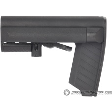 LCT Airsoft LTS Adjustable M4 Rifle Stock - BLACK