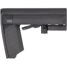 LCT Airsoft LTS Adjustable M4 Rifle Stock - BLACK