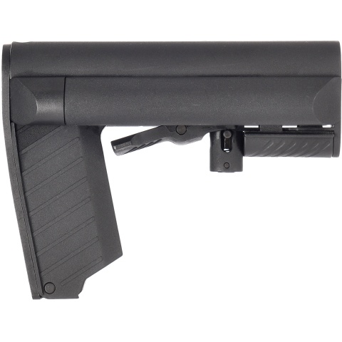 LCT Airsoft LTS Adjustable M4 Rifle Stock - BLACK