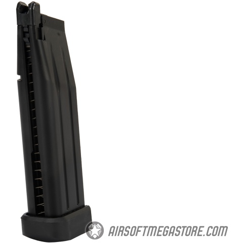 WE-Tech 1911 Hi-Capa T-Rex Competition Gas Blowback Airsoft Pistol w/ Top Ports (Color: Black & Silver)