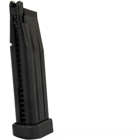 WE-Tech 1911 Hi-Capa T-Rex Competition Gas Blowback Airsoft Pistol w/ Top Ports (Color: Black & Silver)