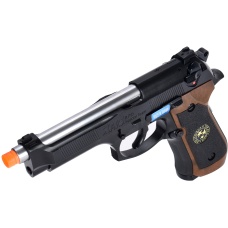 WE Tech M9 Samurai Edge Biohazard Gas Blowback Airsoft Pistol [Full/Semi Auto] - BLACK