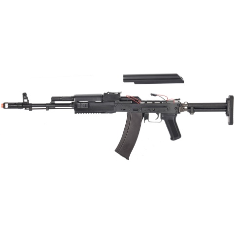 LCT Airsoft STK-74 Tactical AK AEG Rifle - BLACK