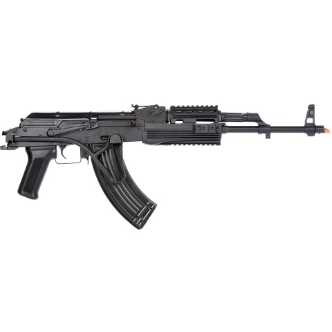 LCT Airsoft TIMS AK47 AEG Rifle w/ Folding Wire Stock - BLACK