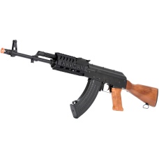 LCT Airsoft TX-63 / AK-63 RIS AEG Rifle - REAL WOOD