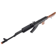 LCT Airsoft TX-63 / AK-63 RIS AEG Rifle - REAL WOOD
