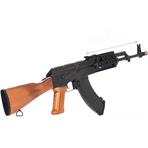 LCT Airsoft TX-63 / AK-63 RIS AEG Rifle - REAL WOOD