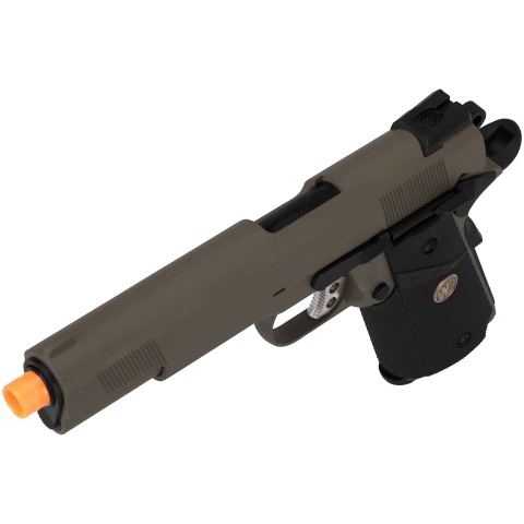 WE Tech 1911 Full Metal MEU Airsoft Gas Blowback Pistol - OD
