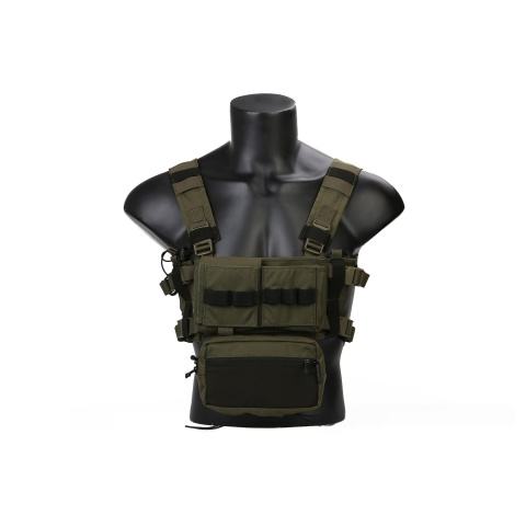 Emerson Gear Low Profile Modular Chest Rig System - RANGER GREEN