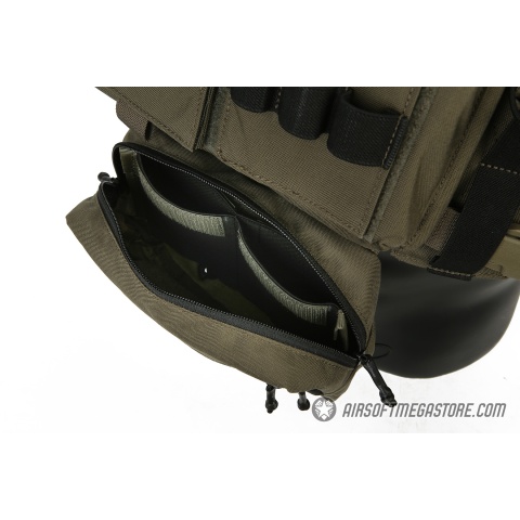 Emerson Gear Low Profile Modular Chest Rig System - RANGER GREEN