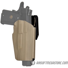 Emerson Gear Universal Hard Shell Pistol Holster w/ Belt Clip [Right Handed] - DARK EARTH