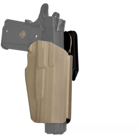 Emerson Gear Universal Hard Shell Pistol Holster w/ Belt Clip [Right Handed] - DARK EARTH