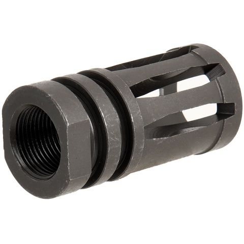 WE Tech M4 / M16 Airsoft Bird Cage Metal Flash Hider - BLACK