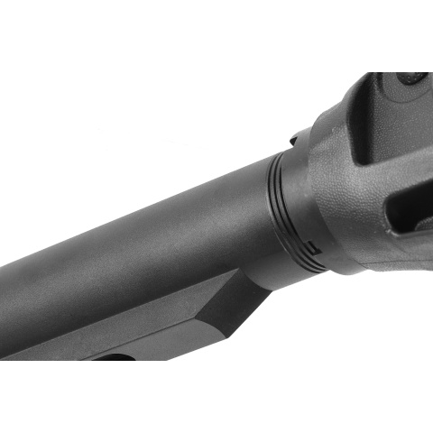 LCT Airsoft AR Buffer Tube for LC-3 / G3 AEGs w/ Adapter - BLACK