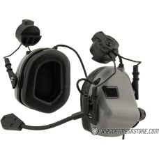 Earmor M32H MOD3 Tactical Communication Hearing Protector for FAST Helmet - GRAY