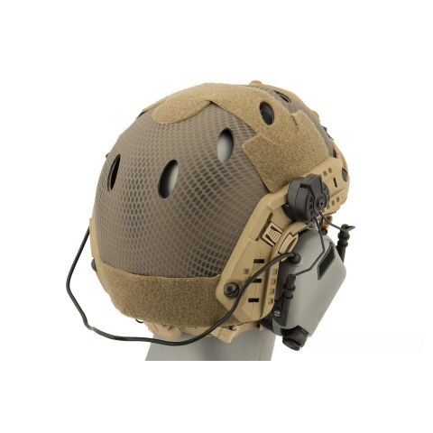 Earmor M32H MOD3 Tactical Communication Hearing Protector for FAST Helmet - GRAY