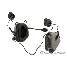 Earmor M32H MOD3 Tactical Communication Hearing Protector for FAST Helmet - GRAY