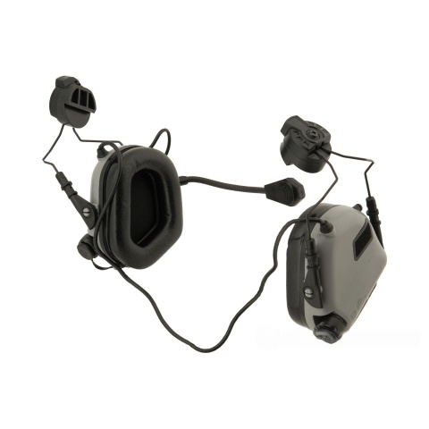 Earmor M32H MOD3 Tactical Communication Hearing Protector for FAST Helmet - GRAY