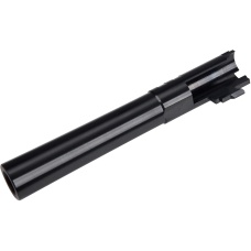 COWCOW Bull Style Threaded Outer Barrel for TM Hi-Capa 5.1 Pistols - BLACK