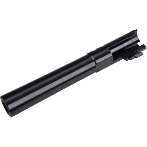 COWCOW Bull Style Threaded Outer Barrel for TM Hi-Capa 5.1 Pistols - BLACK