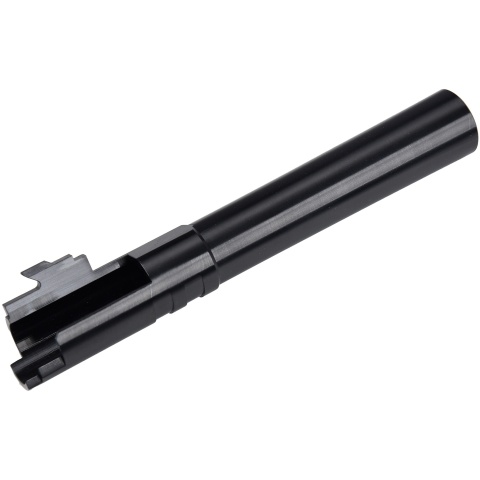 COWCOW Bull Style Threaded Outer Barrel for TM Hi-Capa 5.1 Pistols - BLACK