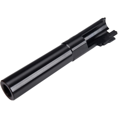 COWCOW Bull Style Threaded Outer Barrel for TM Hi-Capa 4.3 GBB Pistols - BLACK