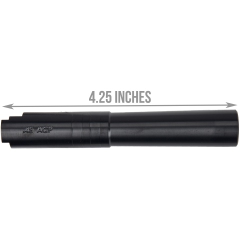 COWCOW Bull Style Threaded Outer Barrel for TM Hi-Capa 4.3 GBB Pistols - BLACK