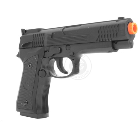 UK ARMS Airsoft Full Size Tactical M9 Heavyweight Pistol - Black