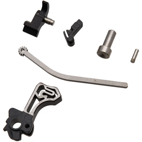 Airsoft Masterpiece Infinity SV Hammer & Sear Set for Tokyo Marui - BLACK/SILVER