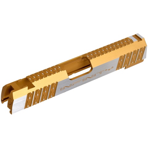 Airsoft Masterpiece Infinity Diamond Standard Slide for TM Hi-Capa 4.3 GBB Pistols - GOLD