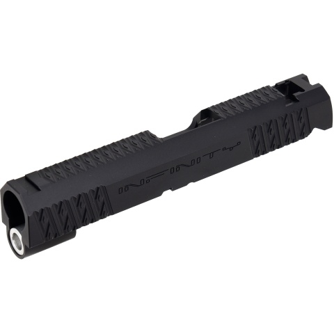 Airsoft Masterpiece Infinity Diamond Standard Slide for TM Hi-Capa 4.3 GBB Pistols - BLACK