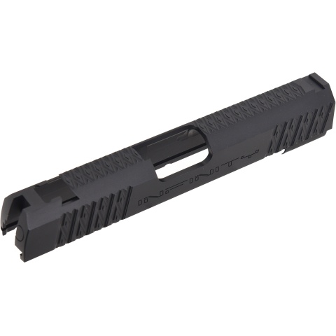 Airsoft Masterpiece Infinity Diamond Standard Slide for TM Hi-Capa 4.3 GBB Pistols - BLACK