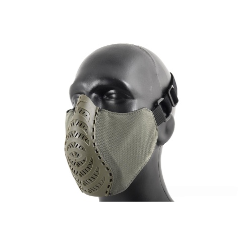 G-Force Ventilated Discreet Half Face Mask - OLIVE DRAB