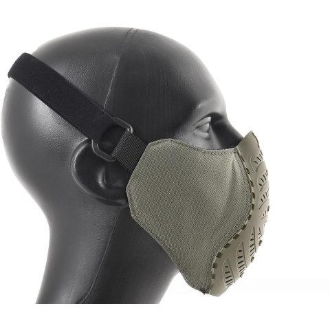 G-Force Ventilated Discreet Half Face Mask - OLIVE DRAB