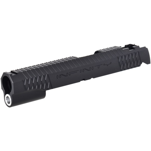 Airsoft Masterpiece Infinity Cross v.3 Standard Slide for TM Hi-Capa 5.1 GBB Pistols - BLACK