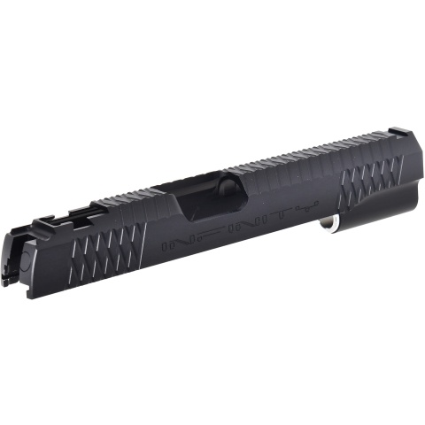 Airsoft Masterpiece Infinity Cross v.3 Standard Slide for TM Hi-Capa 5.1 GBB Pistols - BLACK