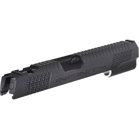 Airsoft Masterpiece Infinity Cross v.4 Standard Slide for TM Hi-Capa 5.1 GBB Pistols - BLACK
