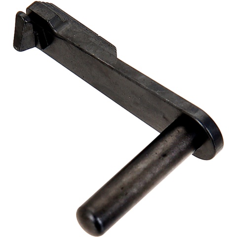 Airsoft Masterpiece CNC S-Style Steel Slide Stop - MATTE BLACK